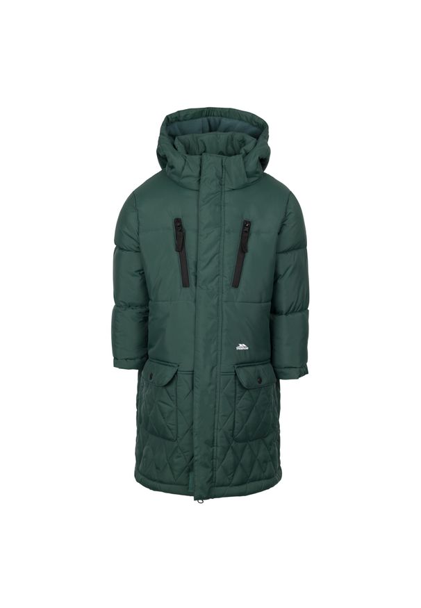 TRESPASS - Kurtka Dziecięca Orrin. Kolor: niebieski. Materiał: puch. Styl: sportowy