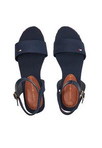 TOMMY HILFIGER - Tommy Hilfiger Espadryle T3A7-33283-1703800 S Niebieski. Kolor: niebieski