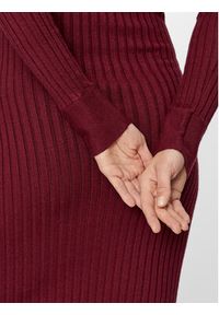 Guess Sukienka dzianinowa Cecile W3BK39 Z2V42 Bordowy Slim Fit. Kolor: czerwony. Materiał: dzianina, wiskoza, syntetyk #4