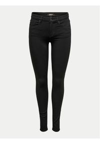 only - ONLY Jeansy Blush 15319482 Czarny Skinny Fit. Kolor: czarny