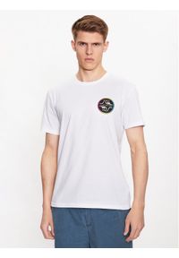 Quiksilver T-Shirt Core Bubble EQYZT07232 Biały Regular Fit. Kolor: biały. Materiał: bawełna #1