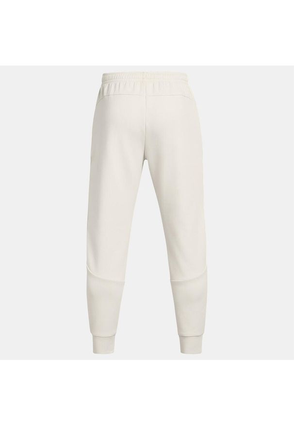 Spodnie męskie Under Armour Unstoppable Fleece. Kolor: beżowy. Długość: długie
