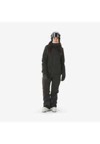 WEDZE - Kurtka narciarska i snowboardowa damska Wedze 500 AM. Kolor: czarny. Materiał: materiał. Sezon: zima. Sport: snowboard, narciarstwo