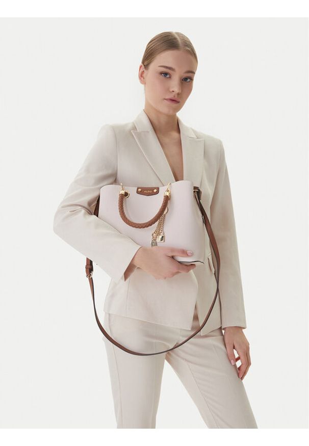 Aldo Torebka Lothycan 13401409 Écru. Materiał: skórzane