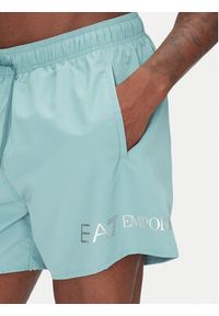 EA7 Emporio Armani Szorty kąpielowe 7M000519 AF13049 MB159 Turkusowy Regular Fit. Kolor: turkusowy. Materiał: syntetyk #4