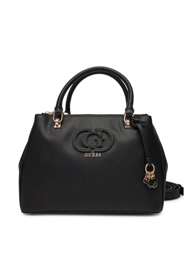 Guess Torebka Calebra HWBG95 36060 Czarny. Kolor: czarny. Materiał: skórzane