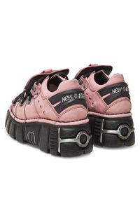 NEW ROCK Sneakersy M-120N-C78 Różowy. Kolor: różowy. Materiał: skóra, zamsz #5