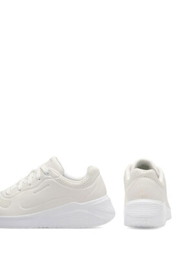 skechers - Skechers Sneakersy UNO LITE 8750063 WHT Écru. Materiał: materiał, syntetyk