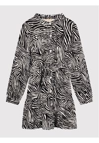 MICHAEL KORS KIDS Sukienka codzienna R12124 S Czarny Regular Fit. Okazja: na co dzień. Kolor: czarny. Materiał: wiskoza. Typ sukienki: proste. Styl: casual #1