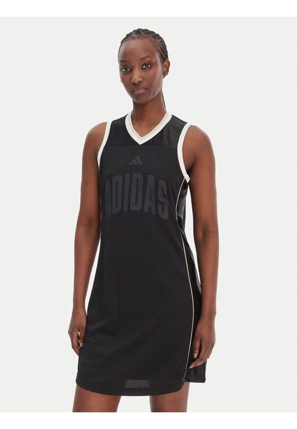 Adidas - adidas Sukienka codzienna Stadium JY6973 Czarny Slim Fit. Okazja: na co dzień. Kolor: czarny. Materiał: syntetyk. Typ sukienki: proste. Styl: casual