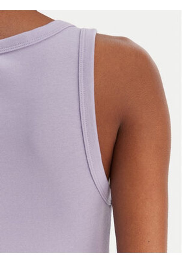 Hugo - HUGO Top Datamia 50514489 Fioletowy Slim Fit. Kolor: fioletowy. Materiał: bawełna