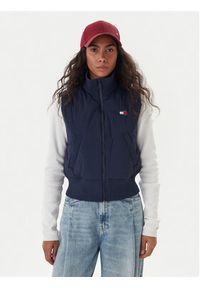 Tommy Jeans Bezrękawnik DW0DW22038 Granatowy Regular Fit. Kolor: niebieski. Materiał: syntetyk. Długość rękawa: bez rękawów #3