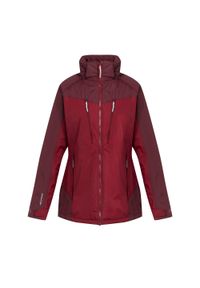 Regatta - Kurtka Wodoodporna Damska Zimowa Calderdale. Kolor: czerwony, brązowy, wielokolorowy. Sezon: zima. Sport: turystyka piesza #1
