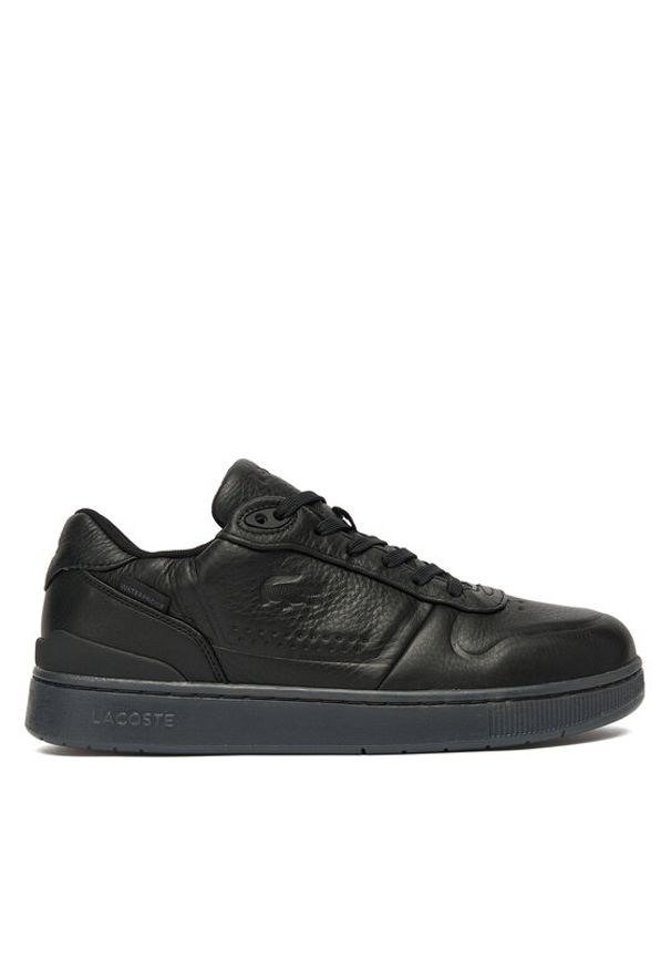 Lacoste Sneakersy T-Clip Shield 7-50SMA0192 Czarny. Kolor: czarny. Materiał: skóra