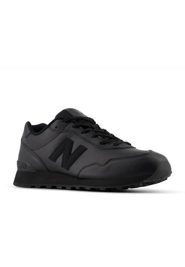 Buty do chodzenia męskie New Balance Nb 515. Zapięcie: sznurówki. Kolor: czarny. Materiał: materiał, syntetyk, tkanina. Szerokość cholewki: normalna. Sport: turystyka piesza