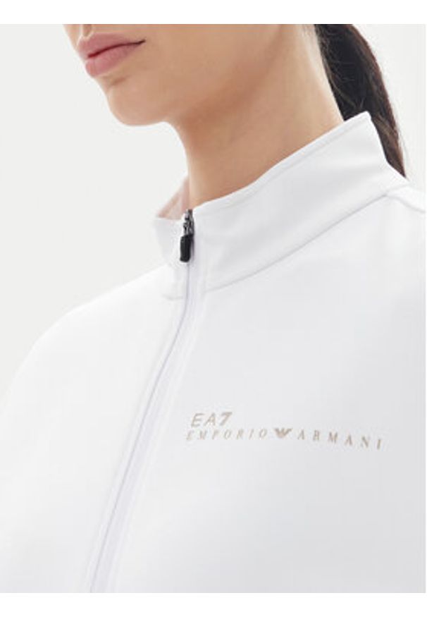 EA7 Emporio Armani Bluza 7W000275 AF12501 U0002 Biały Regular Fit. Kolor: biały. Materiał: syntetyk