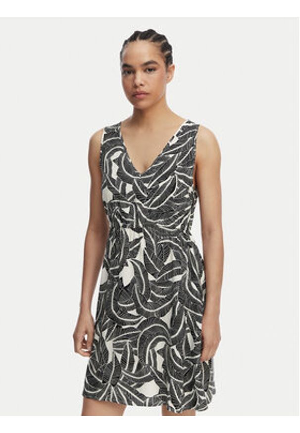 only - ONLY Sukienka letnia Nova 15323197 Szary Regular Fit. Kolor: szary. Materiał: wiskoza. Sezon: lato