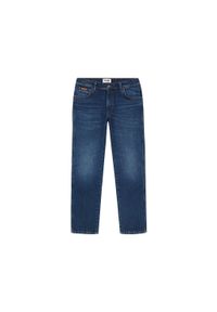 Wrangler - WRANGLER TEXAS SLIM MĘSKIE SPODNIE JEANSOWE JEANSY DŻINSY BLUE SOUL 112350661 W12S017997