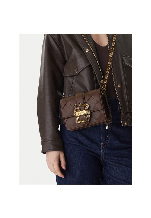 Torebka Just Cavalli. Kolor: brązowy