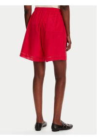 Pinko - PINKO Szorty materiałowe Lewis 105243 A2M7 Czerwony Regular Fit. Kolor: czerwony. Materiał: bawełna #3