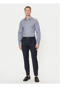 Liu Jo Koszula QA5114 T4354 Granatowy Slim Fit. Kolor: niebieski. Materiał: bawełna #5