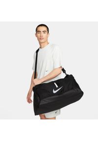 Torba Nike Academy Team Football Duffel Bag Medium 60l, Dla obu płci. Kolor: czarny. Materiał: materiał, poliester. Sport: piłka nożna