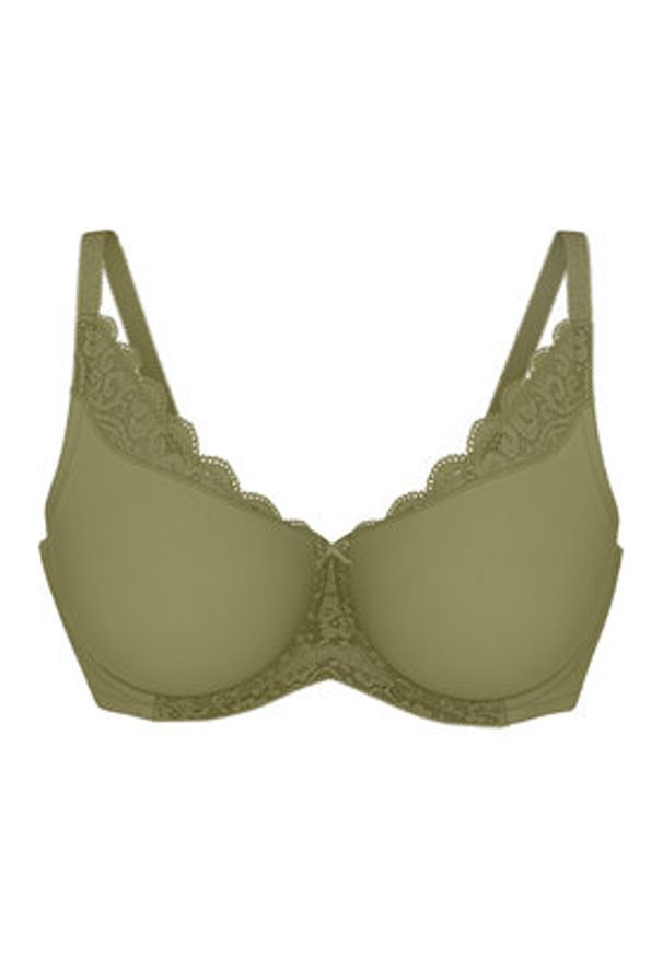 Triumph Biustonosz z fiszbiną Amourette 10210670 Zielony. Kolor: zielony. Materiał: syntetyk