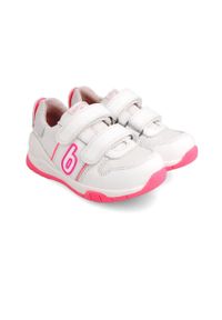 Biomecanics buty dziecięce kolor różowy. Nosek buta: okrągły. Zapięcie: rzepy. Kolor: różowy. Materiał: guma #3