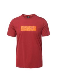 Hi-tec - T-shirt Męski Hamiloni. Kolor: czerwony