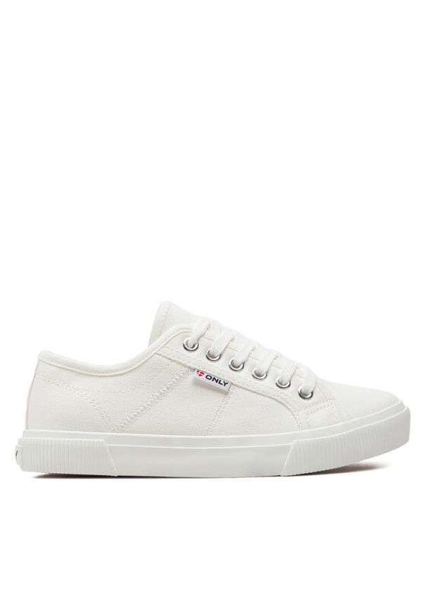 ONLY Shoes Sneakersy Nicola 15318098 Biały. Kolor: biały