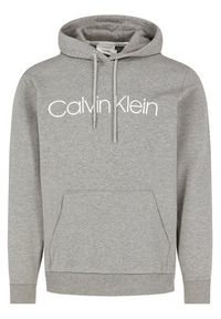 Calvin Klein Bluza Logo K10K104060 Szary Regular Fit. Kolor: szary. Materiał: bawełna