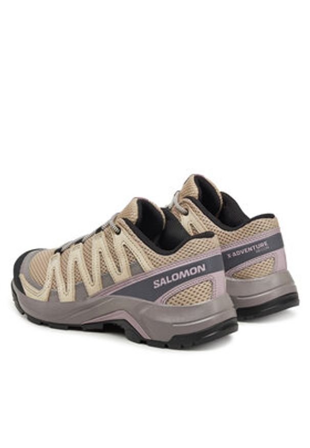salomon - Salomon Trekkingi X-Adventure Recon L47813500 Beżowy. Kolor: beżowy. Materiał: nubuk, skóra