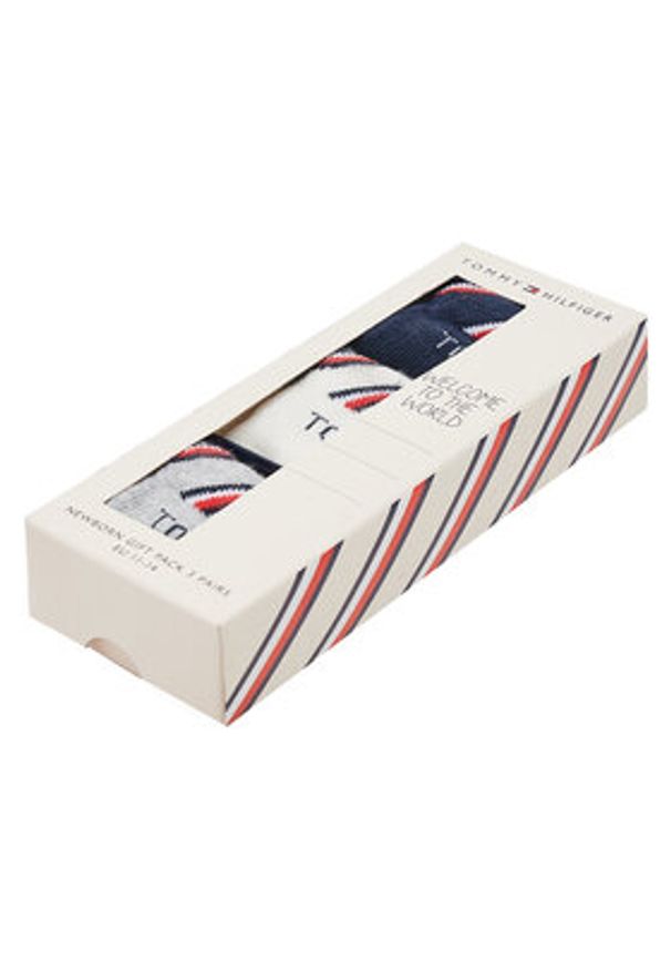 TOMMY HILFIGER - Tommy Hilfiger Skarpety długie 701220277 Kolorowy. Materiał: bawełna, materiał. Wzór: kolorowy
