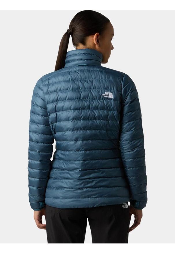 Płaszcz Zimowy Damski The North Face W Huila Synth. Kolor: niebieski. Materiał: puch. Sezon: zima. Sport: turystyka piesza