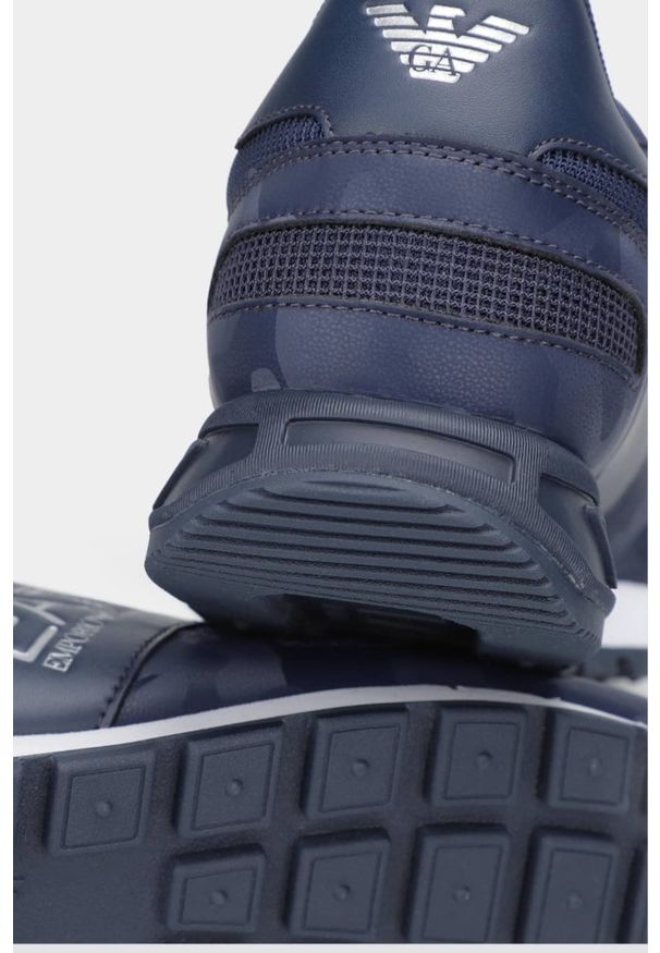 EA7 Emporio Armani - EA7 Granatowe sneakersy, Rozmiar 41 1/3. Kolor: niebieski