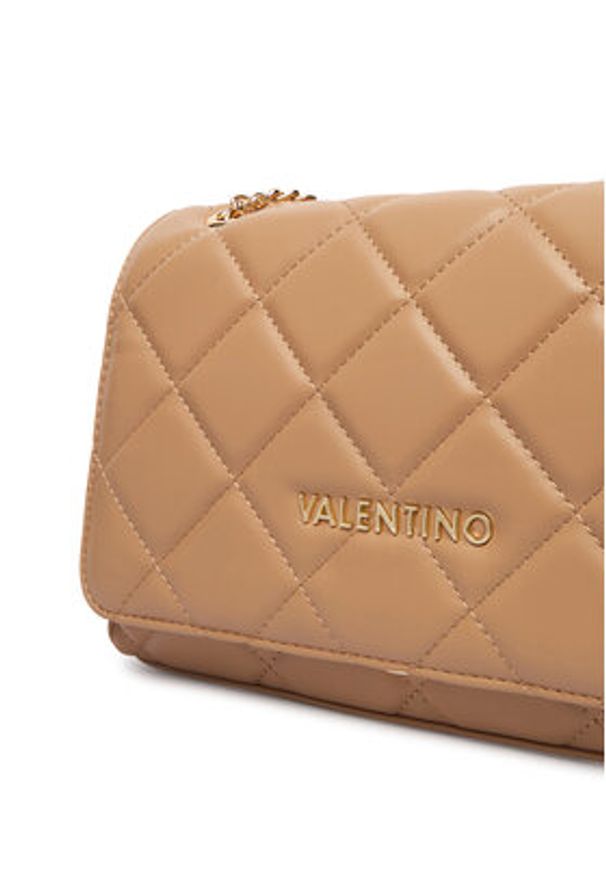 VALENTINO - Valentino Torebka Ocarina VBS3KK02R Beżowy. Kolor: beżowy. Materiał: skórzane