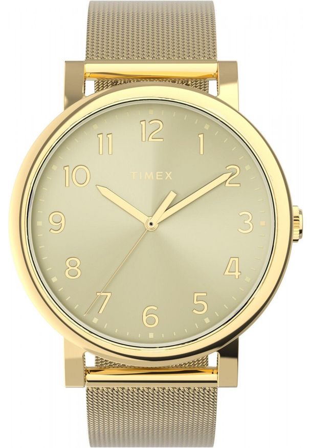 Zegarek Timex Zegarek damski Timex TW2Y68900 złoty. Kolor: złoty
