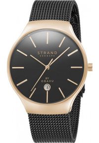 Zegarek Strand Zegarek męski Strand S701GDVBMB czarny. Kolor: czarny #1
