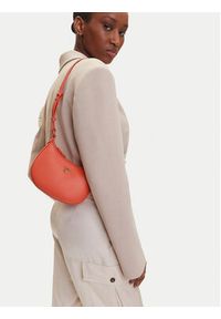 Pinko - PINKO Torebka Half Moon Baby PE 25 PLTT 103538 A0F1 Koralowy. Kolor: pomarańczowy. Materiał: skórzane