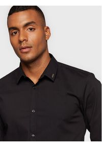 Hugo Koszula Ero3 50475678 Czarny Extra Slim Fit. Kolor: czarny. Materiał: bawełna #2