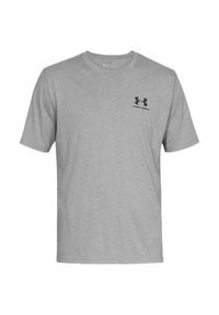 Under Armour - Koszulka Under Armor Sportstyle Lewa Dorosłych. Kolor: czarny, szary, wielokolorowy. Sport: bieganie
