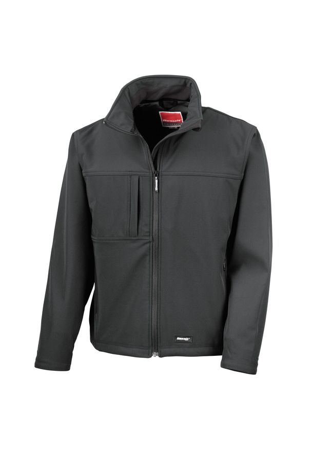 RESULT - Męska Klasyczna Kurtka Soft Shell. Kolor: czarny