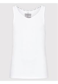 Calvin Klein Underwear Komplet 2 tank topów 000NB1099A Biały Slim Fit. Kolor: biały. Materiał: bawełna