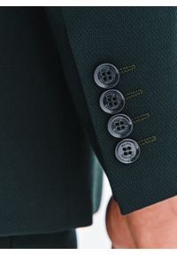 Pako Lorente - PAKO LORENTE – Zielona marynarka garniturowa. Kolor: zielony. Materiał: poliester, wiskoza, elastan. Styl: młodzieżowy #7