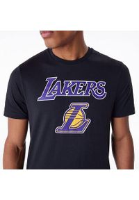 Koszulka męska New Era NOS NBA Regular Tee Los Angeles Lakers. Kolor: czarny