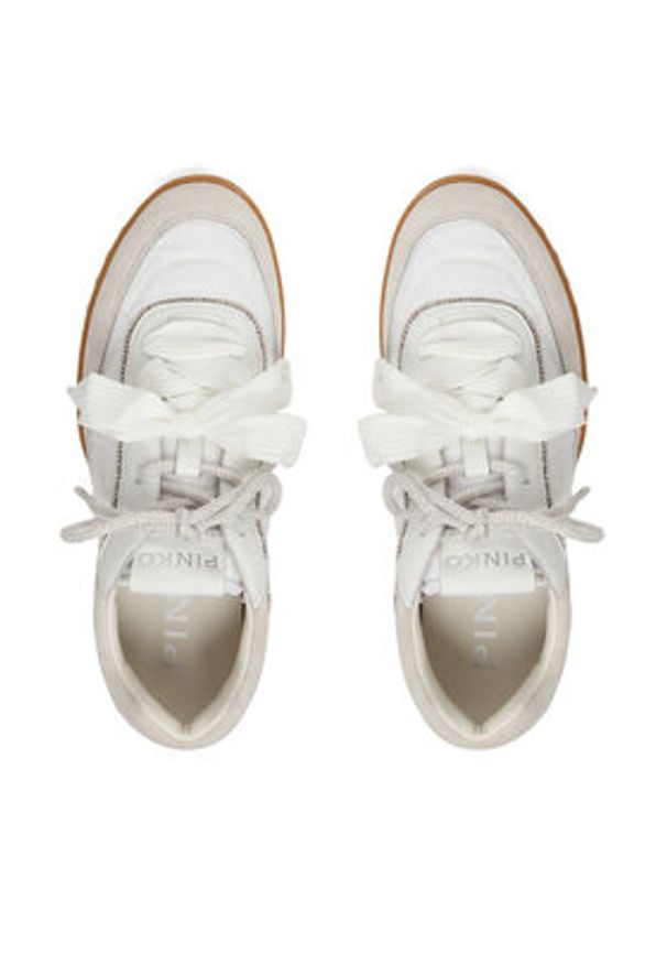 Pinko - PINKO Sneakersy Gea 02 SS0179 P076 Biały. Kolor: biały. Materiał: materiał