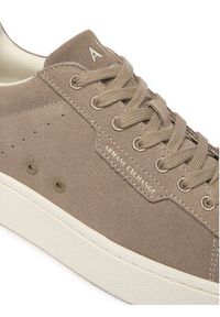 Armani Exchange Sneakersy XM002617 AF19687 Z1030 Beżowy. Kolor: beżowy. Materiał: zamsz, skóra #5