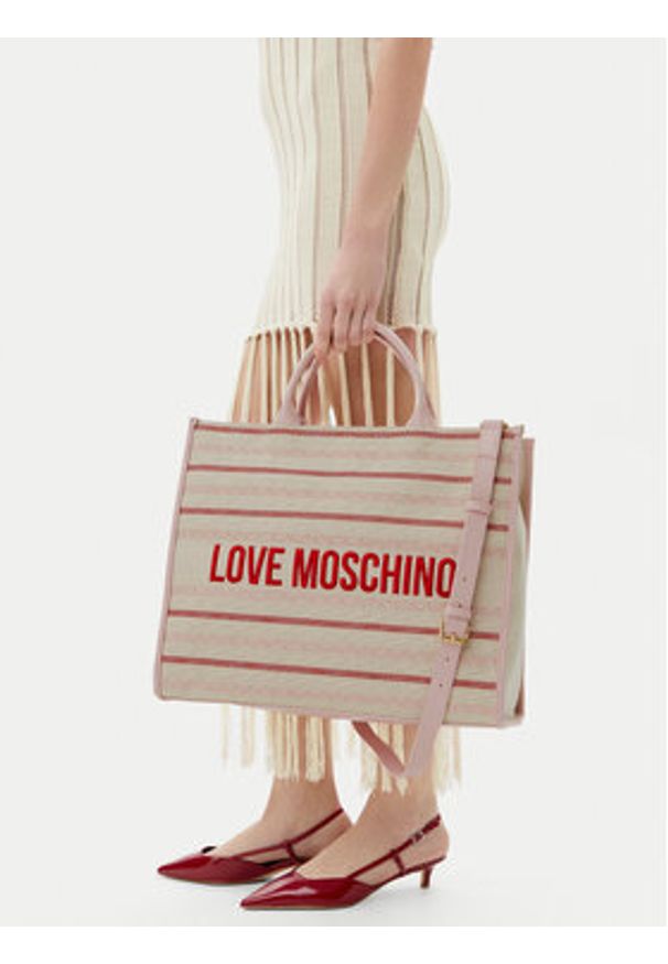 Love Moschino - LOVE MOSCHINO Torebka JC4239PP0MKO110A Różowy. Kolor: różowy