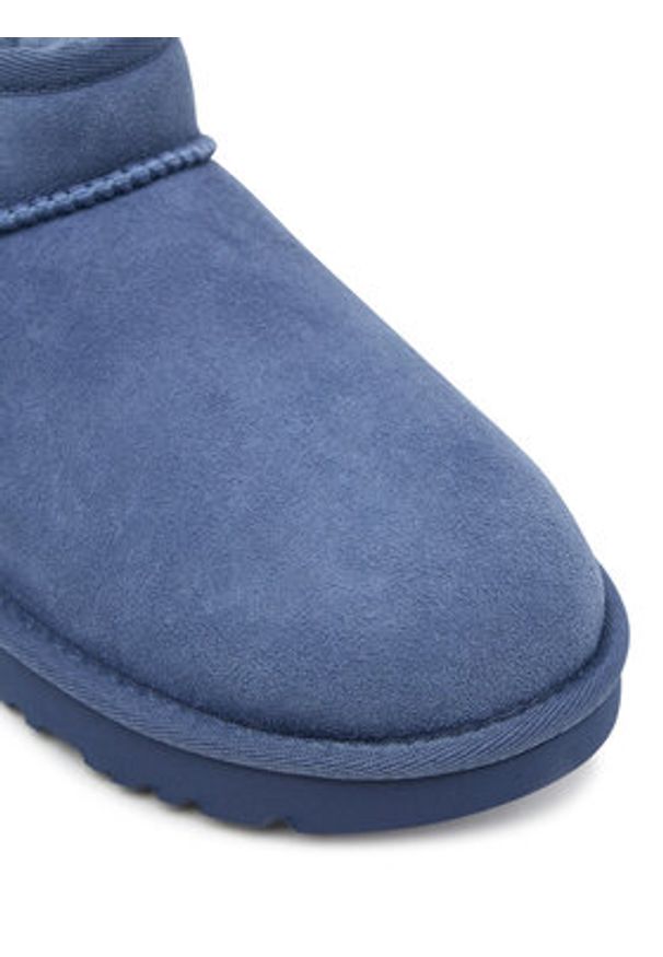 Ugg Śniegowce W Classic Ultra Mini 1116109 Niebieski. Kolor: niebieski. Materiał: skóra