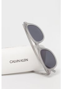 Calvin Klein - Okulary przeciwsłoneczne CK4358S.035. Kształt: owalne. Kolor: szary #3